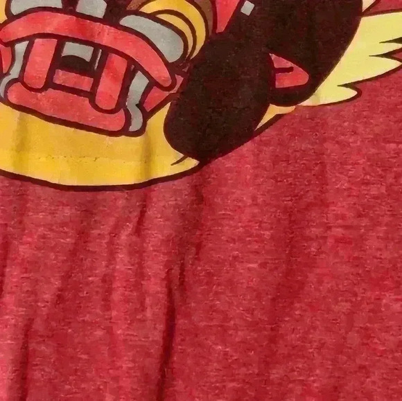 Mario Kart Mario Bros. red men's medium t-shirt front logo Mario since 92 - Picture 2 of 6